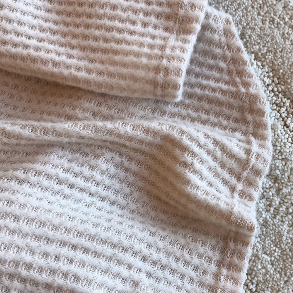 Tie front oatmeal top S • L - Picture 6 of 6